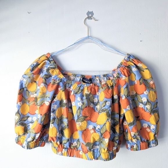 NWT Princess Highway Citrus Crop Top - Picture 2 of 5